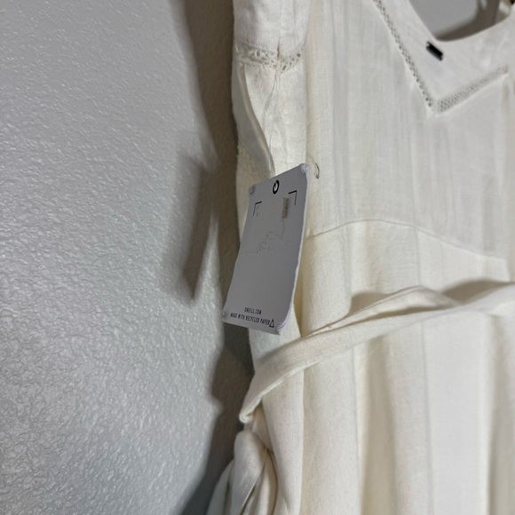 O'Neill Cream Midi Wrap Dress - Picture 3 of 16
